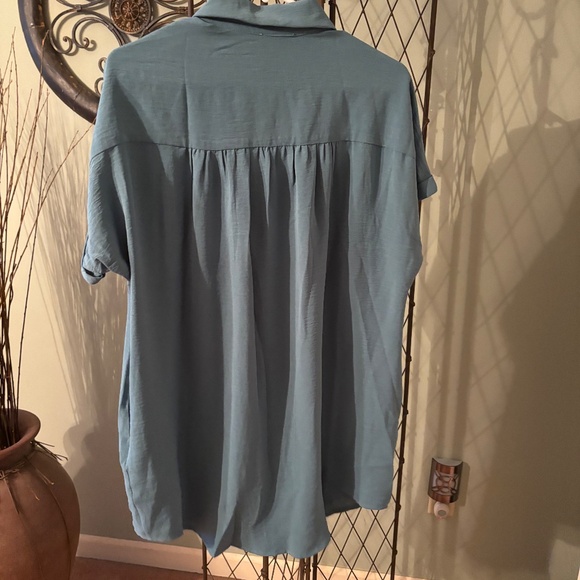 Teal Shift Dress - Picture 3 of 3